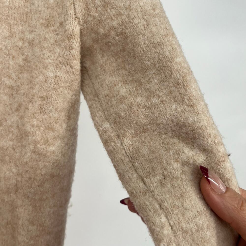 J.Crew Extra Soft Yarn Sweater XXS Beige Wool Blend Crewneck BU223 - Picture 4 of 7